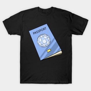 Passport Travel Vacation Holiday Flight T-Shirt